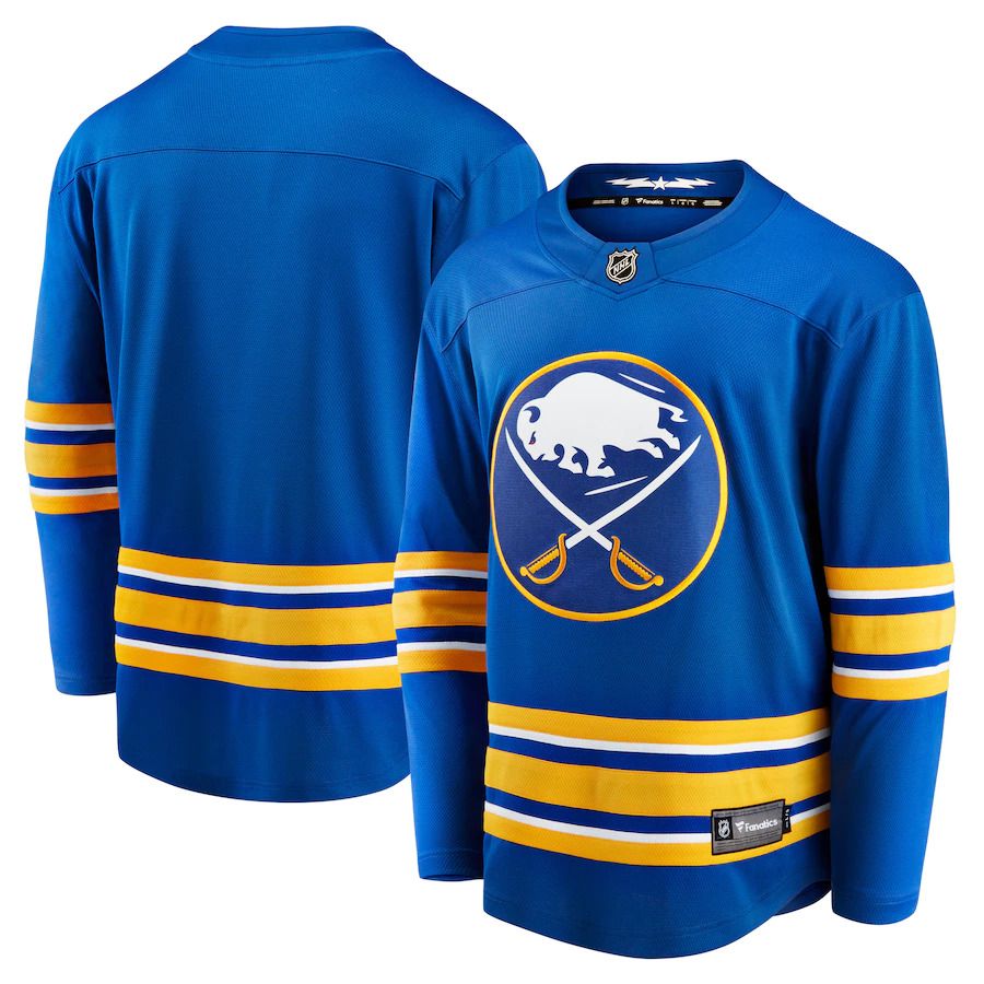 Men Buffalo Sabres Fanatics Branded Royal Home Breakaway NHL Jersey->buffalo sabres->NHL Jersey